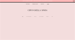 Desktop Screenshot of circodellamoda.com